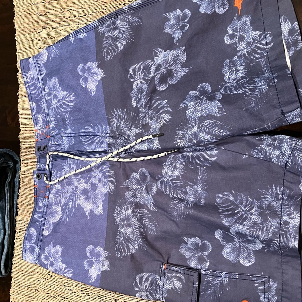 Tommy Bahama Navy Floral Board Shorts